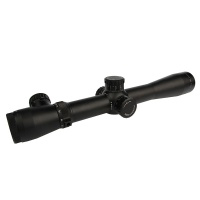3.5-10X40E Rifle Scope Red Green Mil Dot Reticle