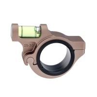 Anti Cant Bubble Level Ring Mount for 25.4mm 30mm Rifle Scope TAN