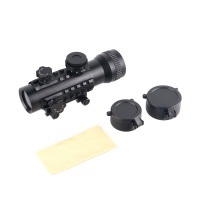 2X42 Tactical Red Green Dot Sight with Tri Rail Picatinny Mount