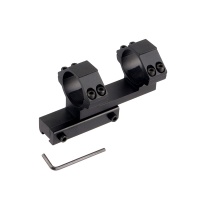 30mm Extended Offset One Piece Dual Scope Rings for 11mm Dovetail Rail