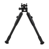 8"-9.6" M50 Extendable Rifle Bipod Picatinny Rail with Barrel Clamp