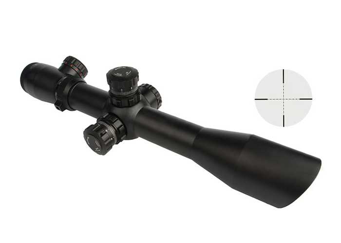 4-12X40 Mil Dot Reticle Riflescope w/ Integral Sunshade