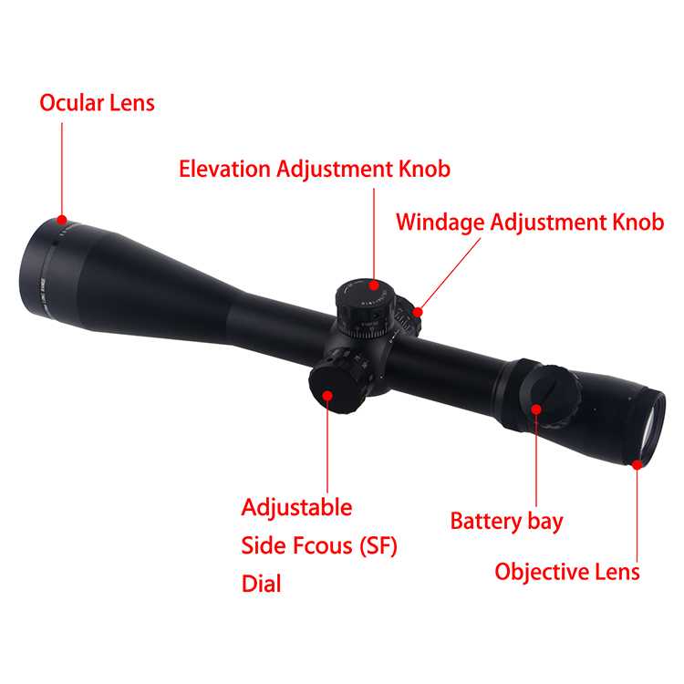 3.5-10X50 Red Green Mil Dot Reticle Riflescope 3.5-10X50 Red Green Mil Dot Reticle Riflescope