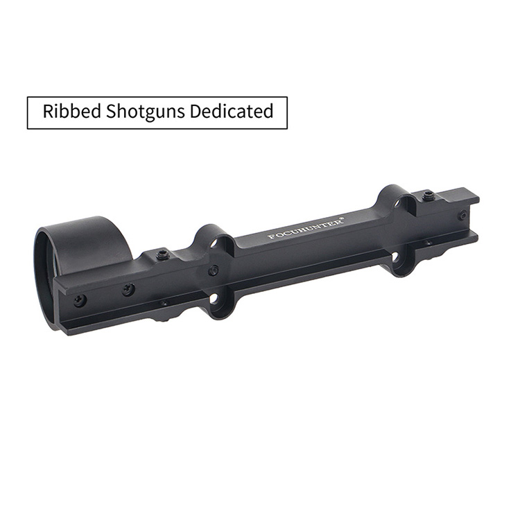 1x28 Fiber Red Circle Dot Sight for Shotgun Rib Rail
