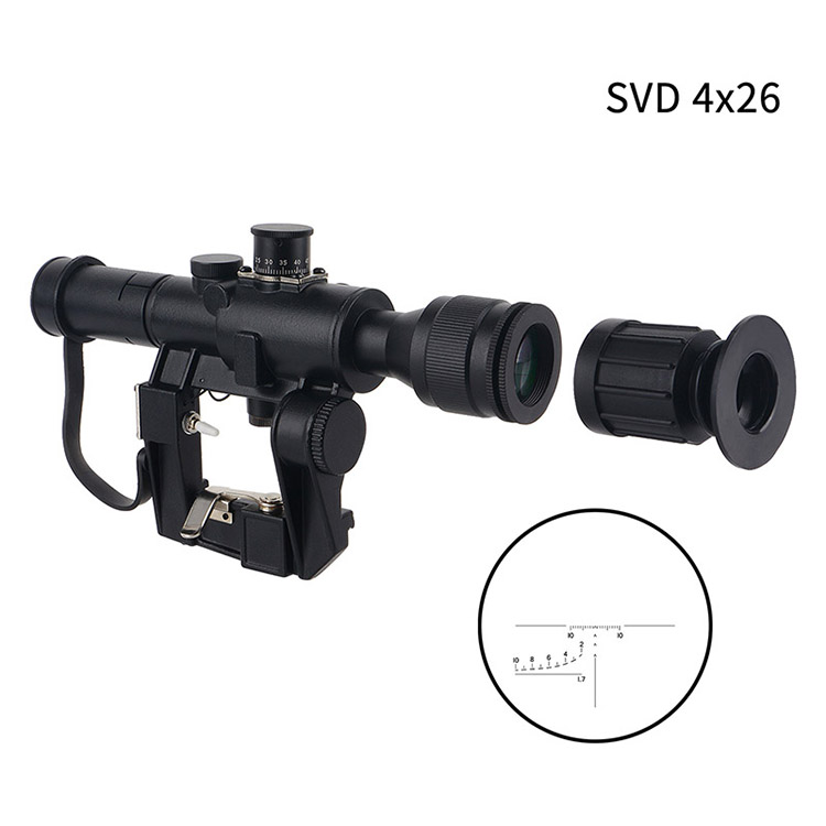 Top Rated 4x26 SVD Dragunov Rifle Scope 