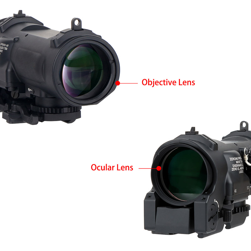 -4x Optical Sight with Integral ARMS Picatinny Mount