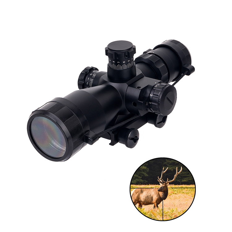 2.5-10X40 Rifle Scope with Mil-Dot Reticle