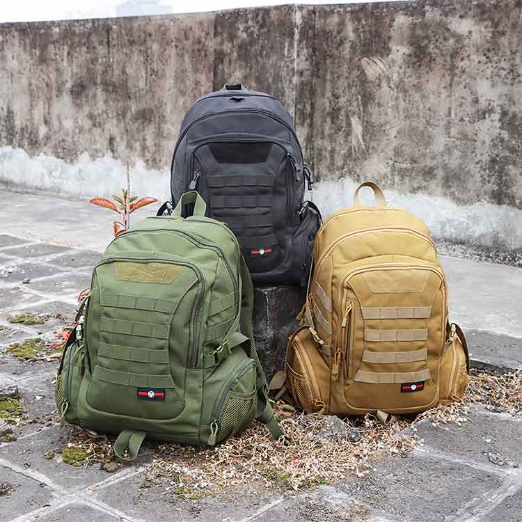 COBRA FANGS 45L Tactical Military Backpack Black Green Khaki