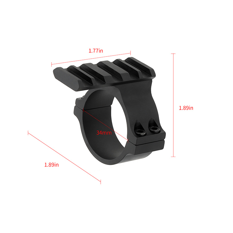 Best Rated 34mm Picatinny Rail Scope Adapter Ring