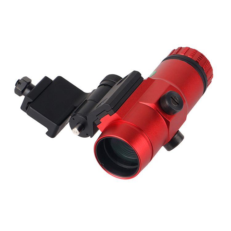 3x Red Magnifier with Flip To Side QD Mount