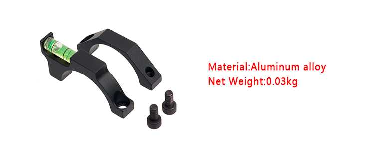 Anti Cant Bubble Level Ring Mount for 30mm Scope Anti Cant Bubble Level Ring Mount for 30mm Scope