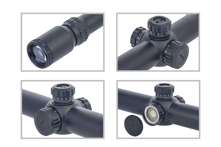 1-4X24 Riflescope Red Green Mil-Dot Reticle 1-4X24 Riflescope Red Green Mil-Dot Reticle