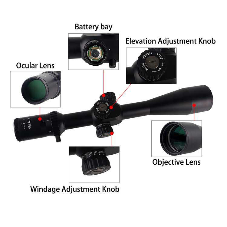 6-24x50 FFP Riflescope with Illuminated Rangefinder Reticle 6-24x50 FFP Riflescope with Illuminated Rangefinder Reticle