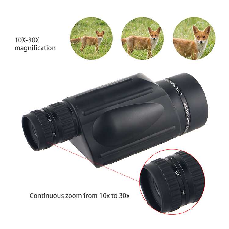 10-30x50 High Power Zoom Monocular Telescope 10-30x50 High Power Zoom Monocular Telescope