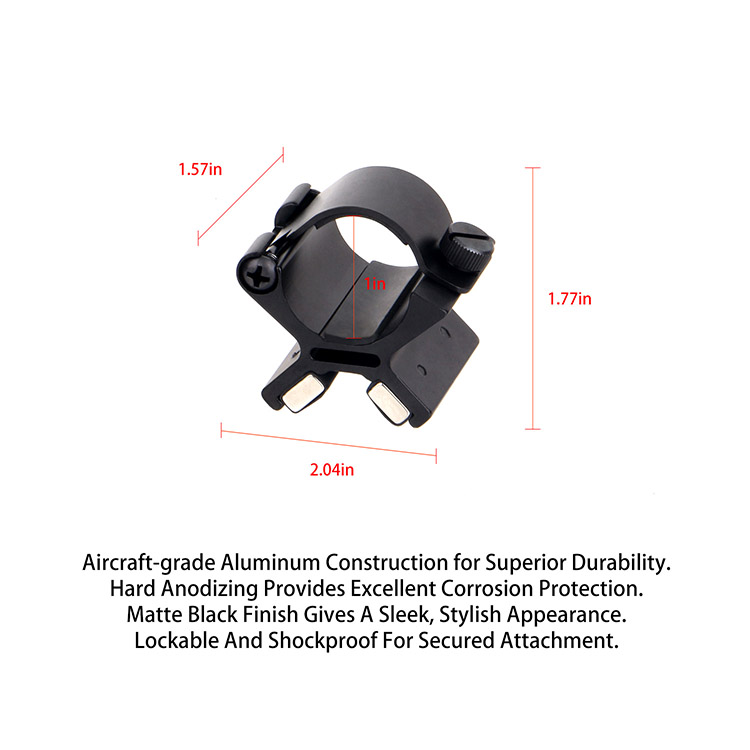 Magnetic Universal Barrel Mount for 1" Flashlight Magnetic Universal Barrel Mount for 1" Flashlight