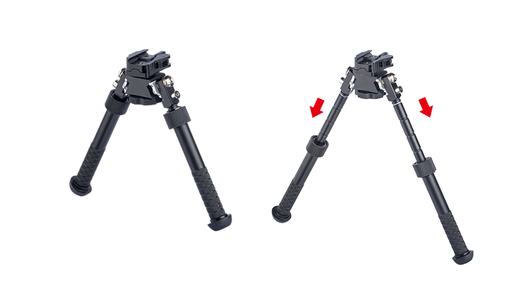 BT10 V8 Bipod with Picatinny Rail Clamp BT10 V8 Bipod with Picatinny Rail Clamp