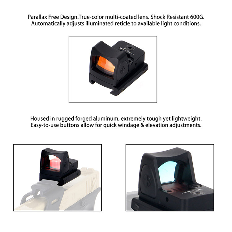 3 MOA RMR Adjustable Red Dot Sight 3 MOA RMR Adjustable Red Dot Sight