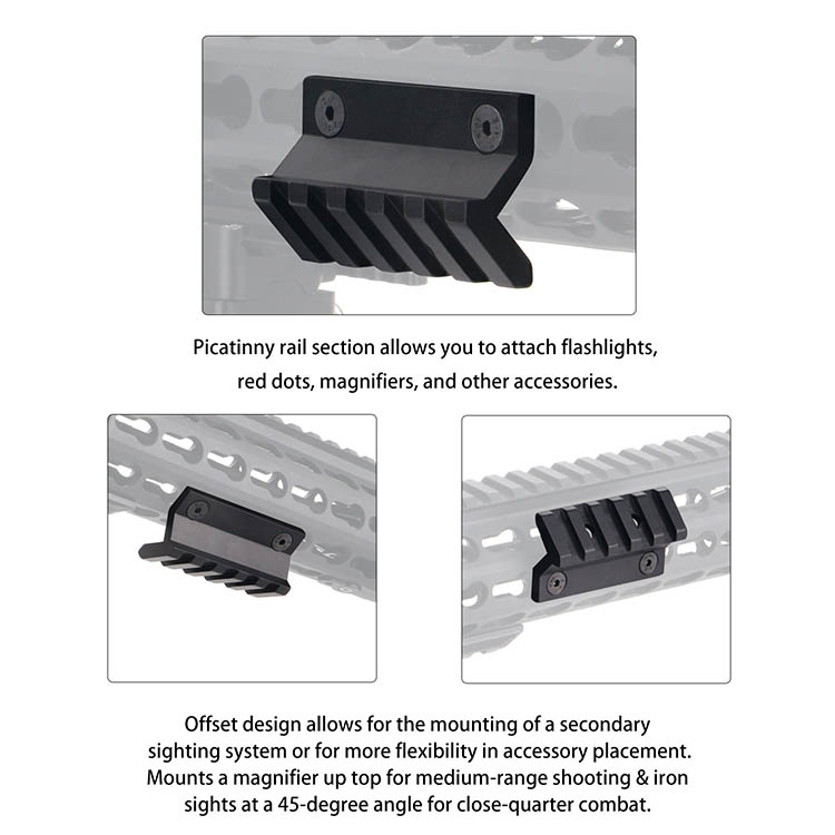 Keymod Picatinny Rail Sections 3 Slot 5 Slot Keymod Picatinny Rail Sections 3 Slot 5 Slot