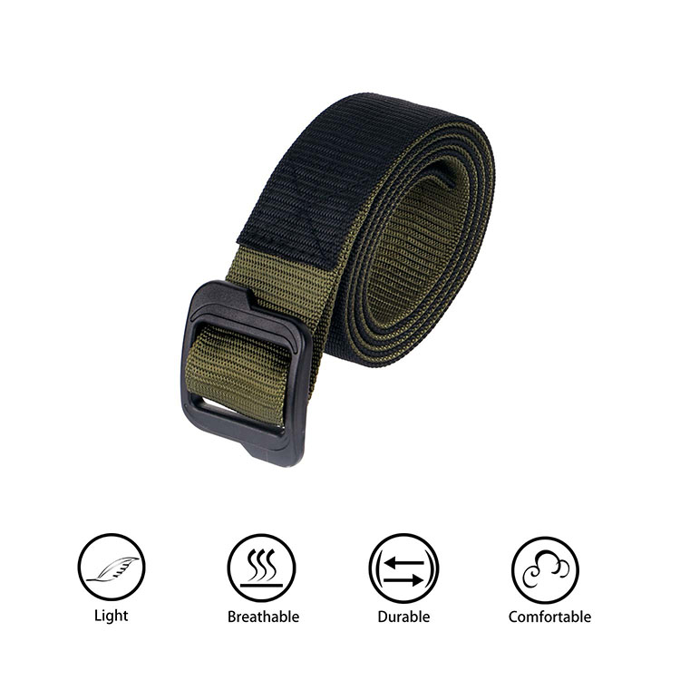 Tactical Elastic Military Belt with Plastic Buckle Green Tactical Elastic Military Belt with Plastic Buckle Green