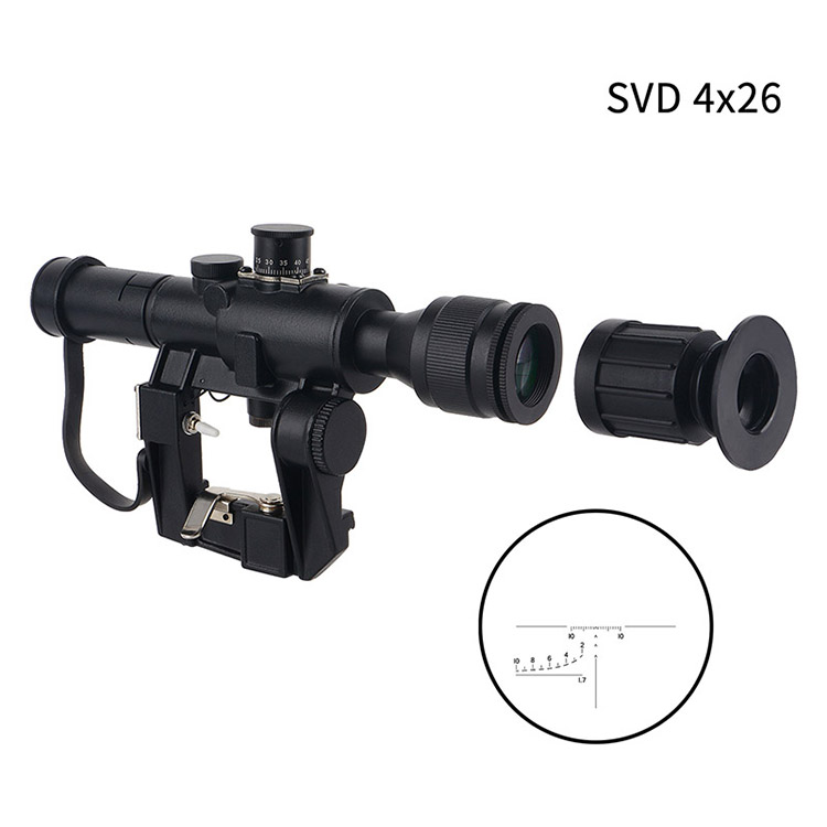 Top Rated 4x26 SVD Dragunov Rifle Scope Top Rated 4x26 SVD Dragunov Rifle Scope