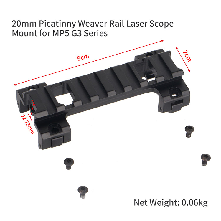 MP5 G3 Picatinny Mount 8 Slot MP5 G3 Picatinny Mount 8 Slot