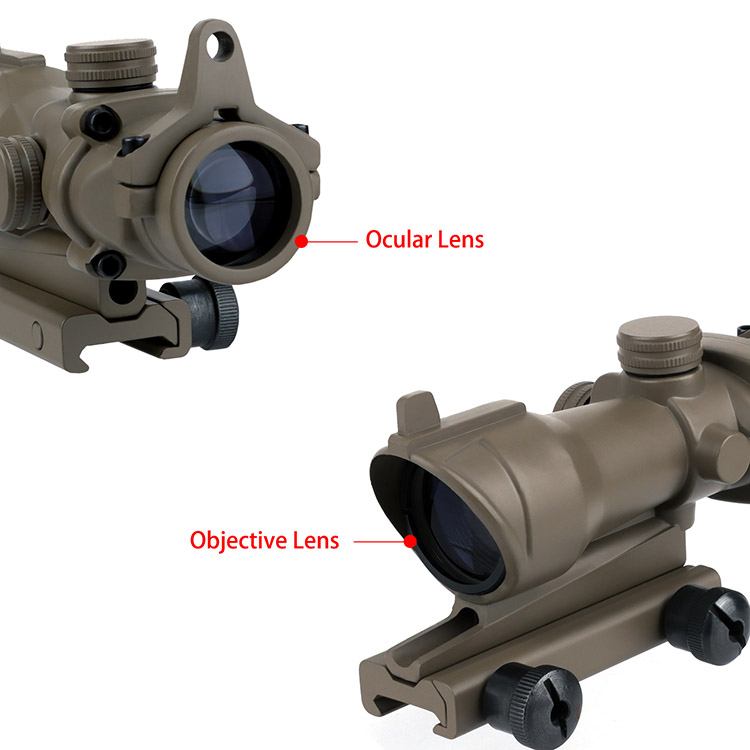 High Quality 4X 32 Compact Rifle Scope DE High Quality 4X 32 Compact Rifle Scope DE