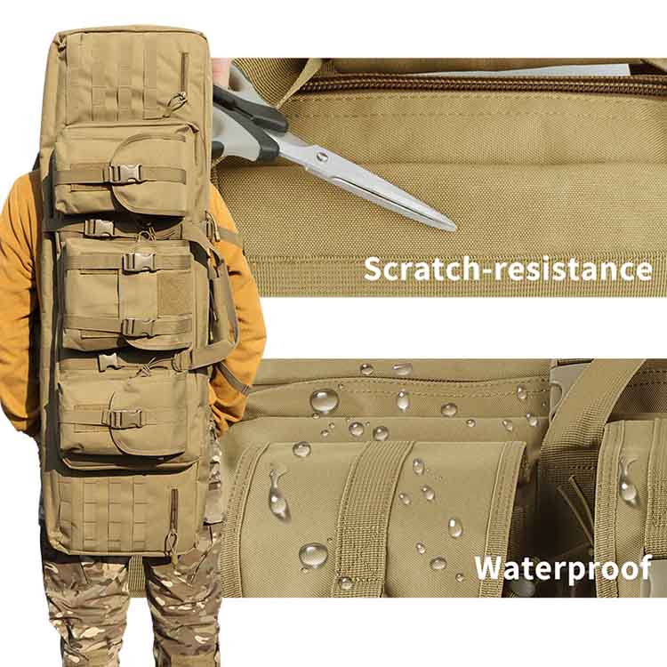 bEST rATED Tactical Dual Rifle Case Padded MOLLE Long Gun Bag Waterproof bEST rATED Tactical Dual Rifle Case Padded MOLLE Long Gun Bag Waterproof