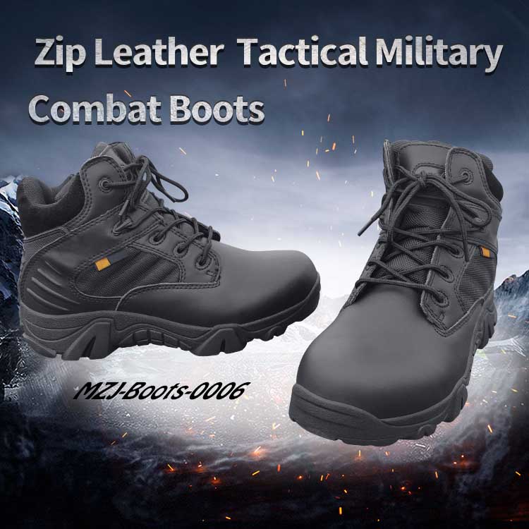 Tactical Sport Boots Leather Zip Duty Military Combat for Running Hiking Climbing Tactical Sport Boots Leather Zip Duty Military Combat for Running Hiking Climbing