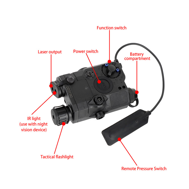 Element EX 419 LA-5C AN PEQ UHP Appearance IR Green Laser and flashlight Element EX 419 LA-5C AN PEQ UHP Appearance IR Green Laser and flashlight