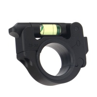 25.4/30mm Ring Mount With Bubble Level Black