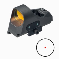 ANS Tactical 1x25 Mini Reflex Sight 3 MOA Red Dot Reticle with QD Riser Mount Grey