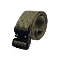 Tactical Cobra Belt Military Waistband with Metal Quick-release Buckle Green