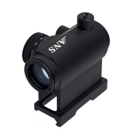 1X24 Red Green Dot Sight with Quick Release Mount Black