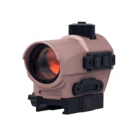 D10 Red Dot Sight 1.5 MOA Manual Key Switch with 20mm Riser Mount DE