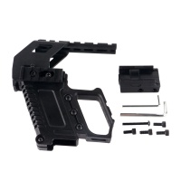 Tactical Glock Pistol Carbine Kit with Tri Rail Mount for G17 G18 G19 Series