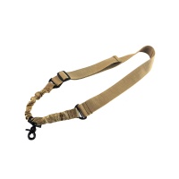 Rifle Adjustable Tactical Single Point Bungee Sling with Quick-release Metal Hook