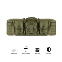 Tactical Military 36" Dual Rifle Case Green