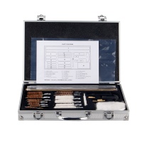 Universal Gun Cleaning Accessory Kit Silver