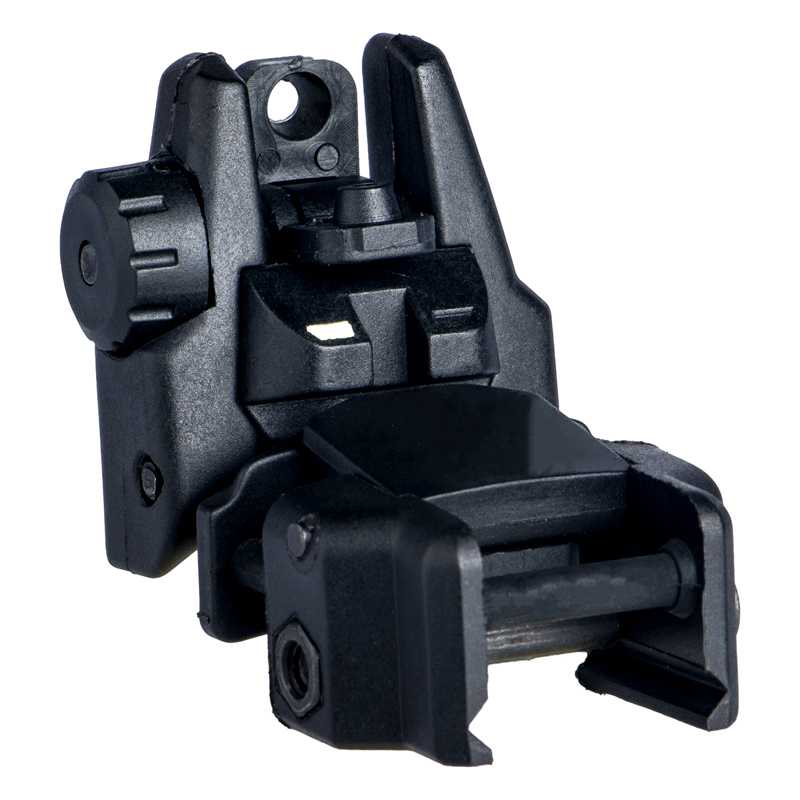 Flip-up Rifle SMG Front & Rear Sight Black