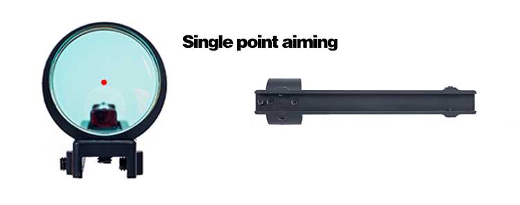 1x25 Fiber Red Dot Sight For Shotguns Rib