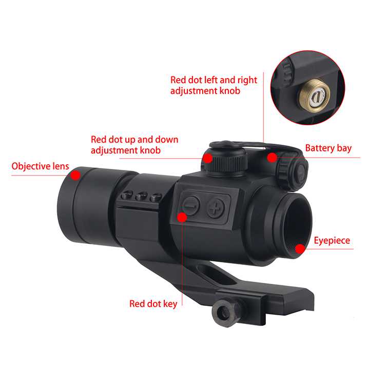 1x30 Red Dot Sight with Cantilever Mount
