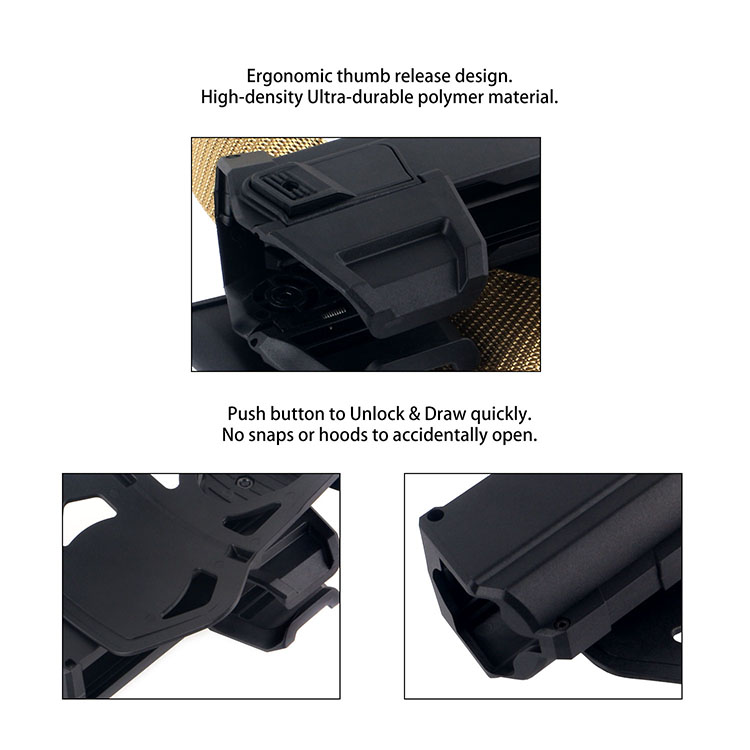 Thumb Release Paddle Holster for G17 G19