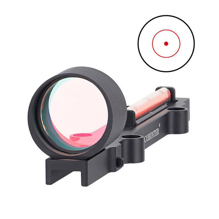 1x28 Shotgun RibRail Red Fiber Dot Sight