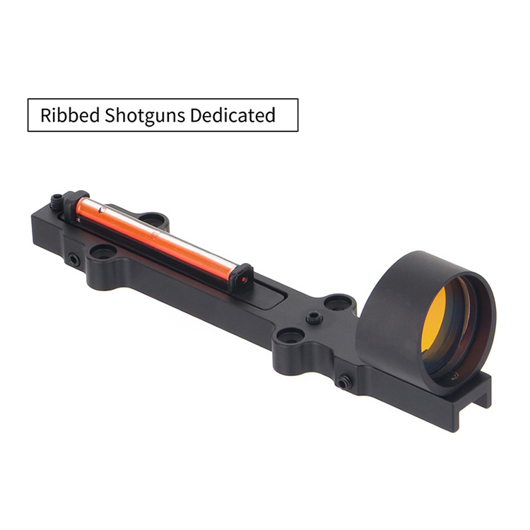 High Quality 1x28 Red Fiber Dot Sight for Shotgun Rib Rail 