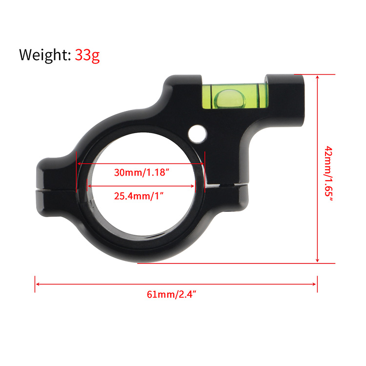 Anti Cant Bubble Level 30MM 25.4MM Scope Mount