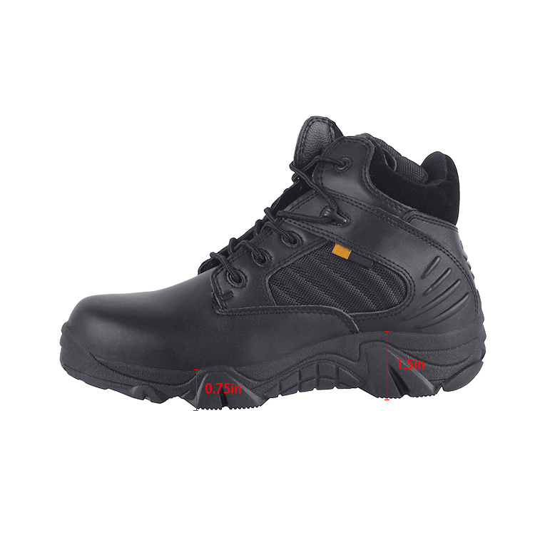 Tactical Leather Zip Waterproof Military Combat Sport Boots