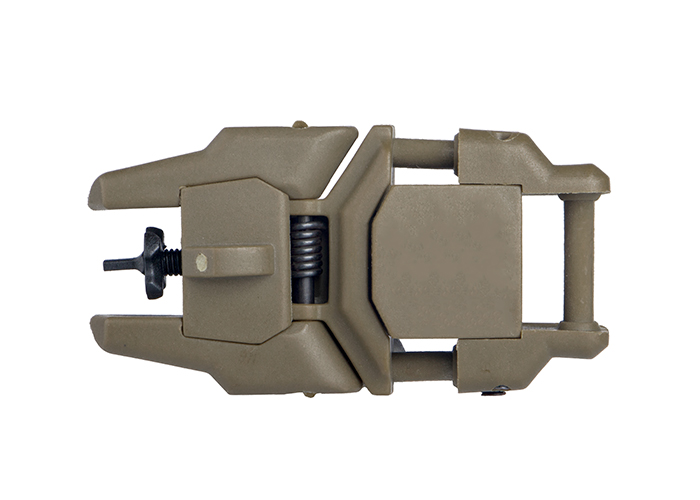 Rhino Flip-up Rifle SMG Sight Front & Rear Sight DE